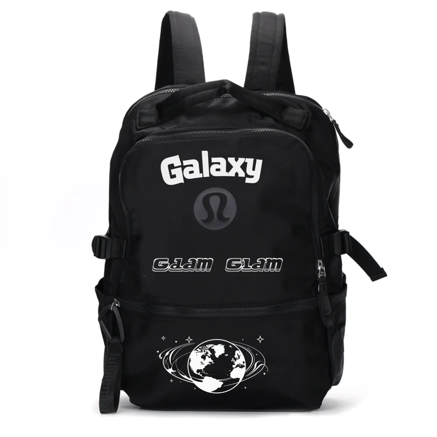 Lululemon Нейлоновый рюкзак унисекс черный, Galaxy
Lululemon Нейлоновый рюкзак унисекс черный, Galaxy