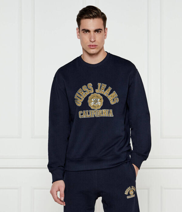 Толстовка Guess Jeans Regular Fit с принтом, синий / желтый
Толстовка Guess Jeans Regular Fit с принтом, синий / желтый