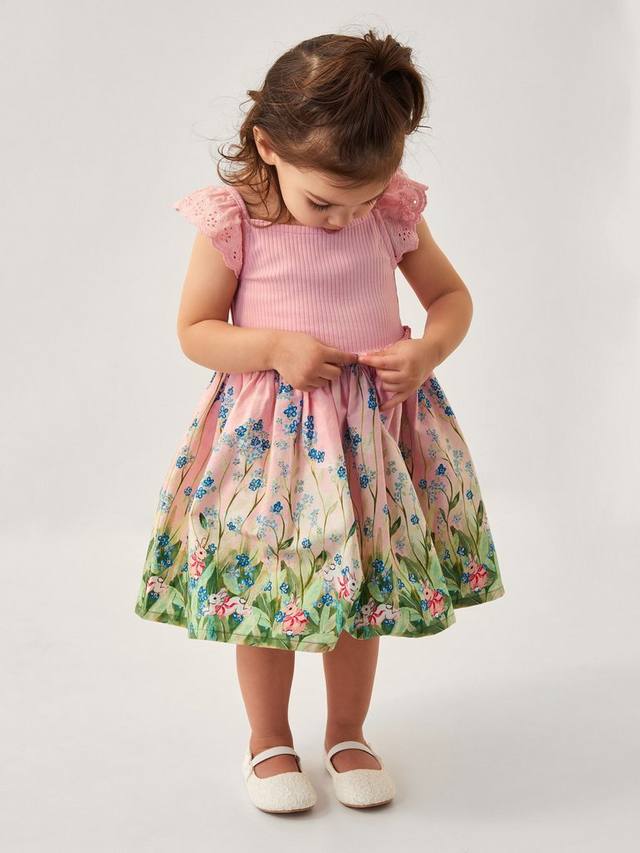 Детское платье для сцены с кроликом Monsoon, розовый
Детское платье для сцены с кроликом Monsoon, розовый