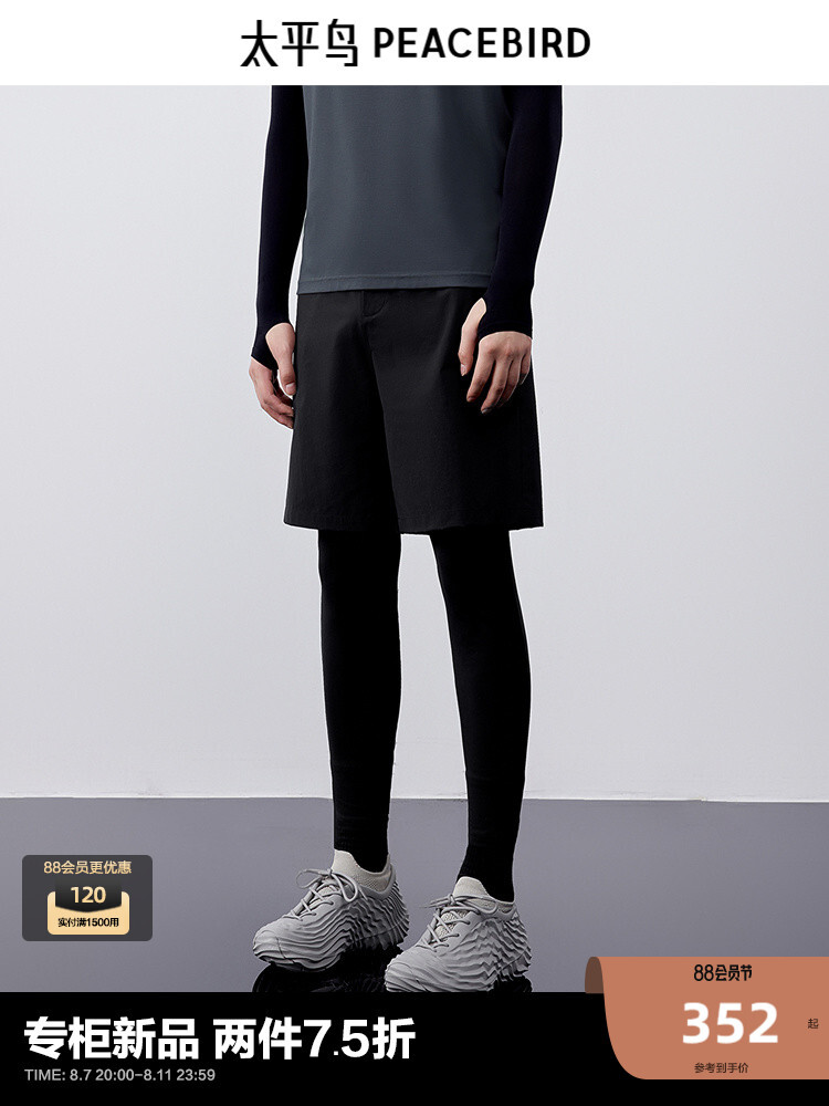 Шорты летние Peacebird с принтом, черный
Шорты летние Peacebird с принтом, черный