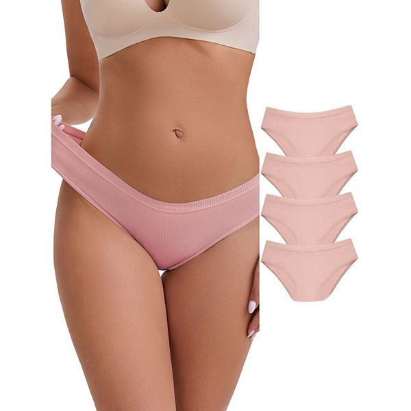 Женские низкие трусы с эффектом подтяжки из хлопка, 5 шт Inspire Chic, Pink
Женские низкие трусы с эффектом подтяжки из хлопка, 5 шт Inspire Chic, Pink