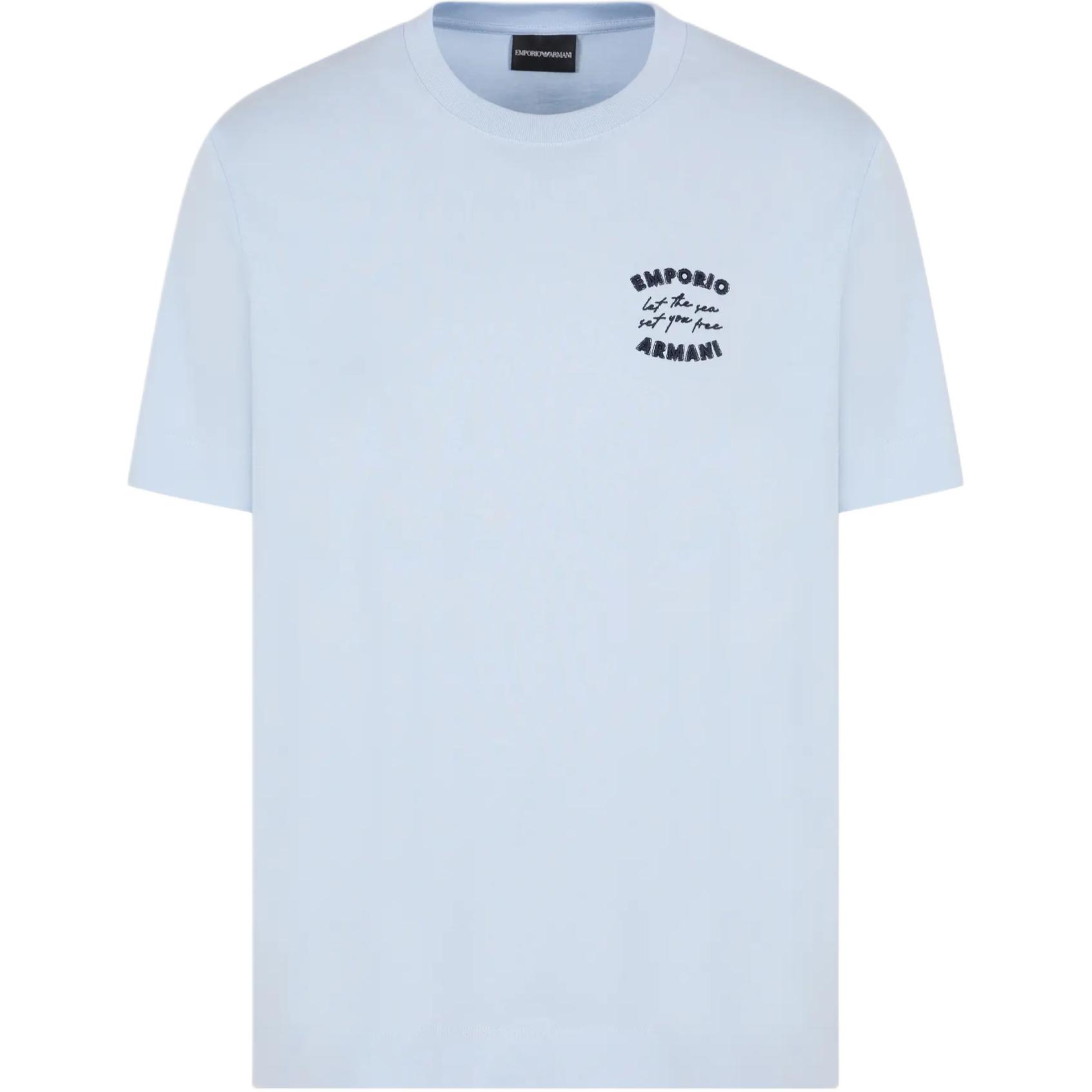 Футболка с вышитым логотипом EMPORIO ARMANI, светло-голубой, Синий, Футболка с вышитым логотипом EMPORIO ARMANI, светло-голубой
Футболка с вышитым логотипом EMPORIO ARMANI, светло-голубой, Синий, Футболка с вышитым логотипом EMPORIO ARMANI, светло-голубой