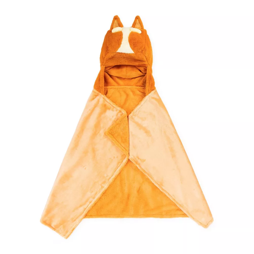 Одеяло с капюшоном Bingo Kids, оранжевое 
Одеяло с капюшоном Bingo Kids, оранжевое