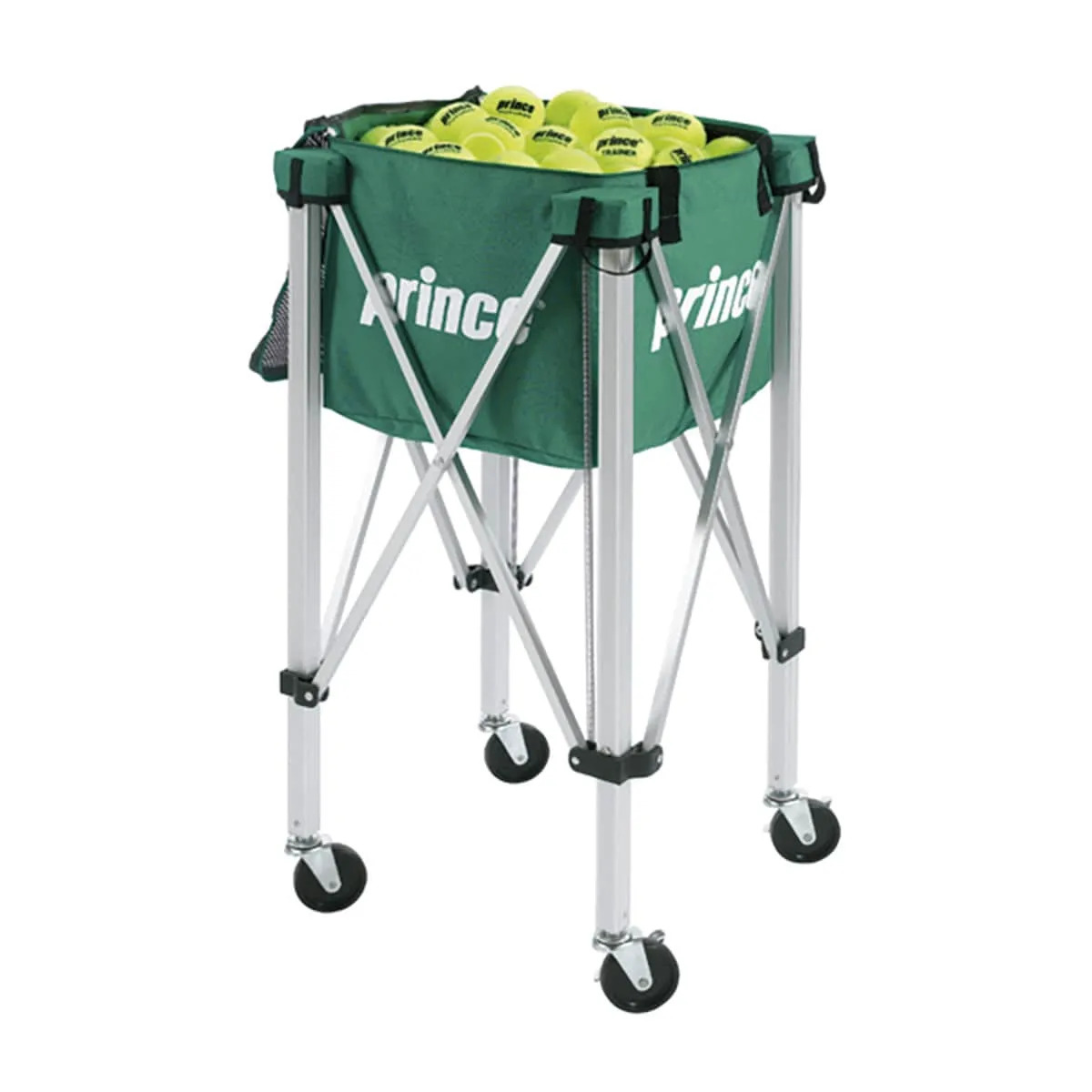 Корзина для мячей Prince на колесах, зеленый
Корзина для мячей Prince на колесах, зеленый