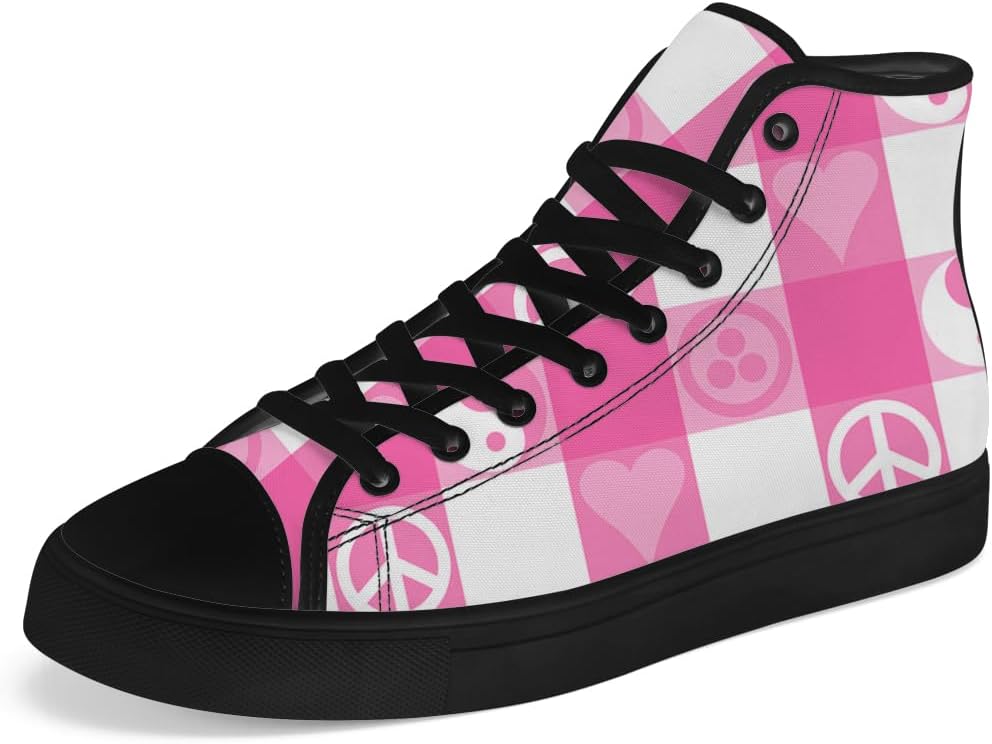 Кеды на высокой подошве chebing из холщовой ткани для мужчин и женщин, в клетку, с высокой шнуровкой, повседневная обувь, подарок для папы и мамы, розовый
Кеды на высокой подошве chebing из холщовой ткани для мужчин и женщин, в клетку, с высокой шнуровкой, повседневная обувь, подарок для папы и мамы, розовый