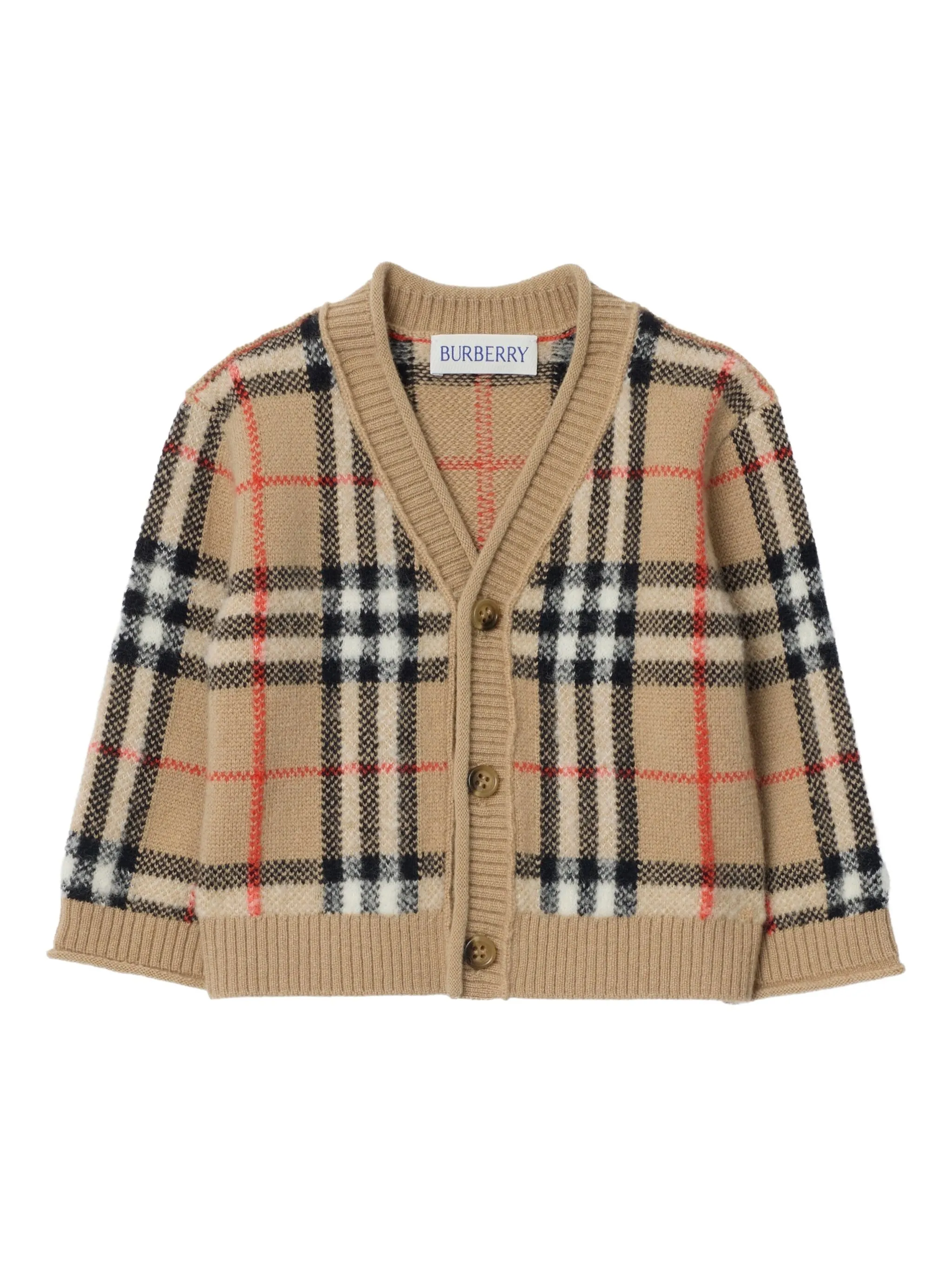 Кардиган в клетку Burberry Kids, бежевый
Кардиган в клетку Burberry Kids, бежевый