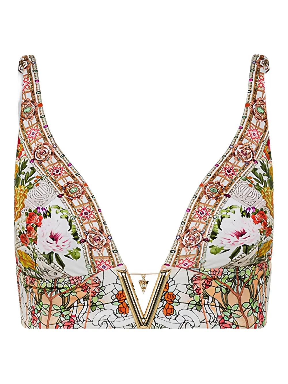 Бюстгальтер-бикини с цветочным узором Egyptian Rose Camilla, белый
Бюстгальтер-бикини с цветочным узором Egyptian Rose Camilla, белый