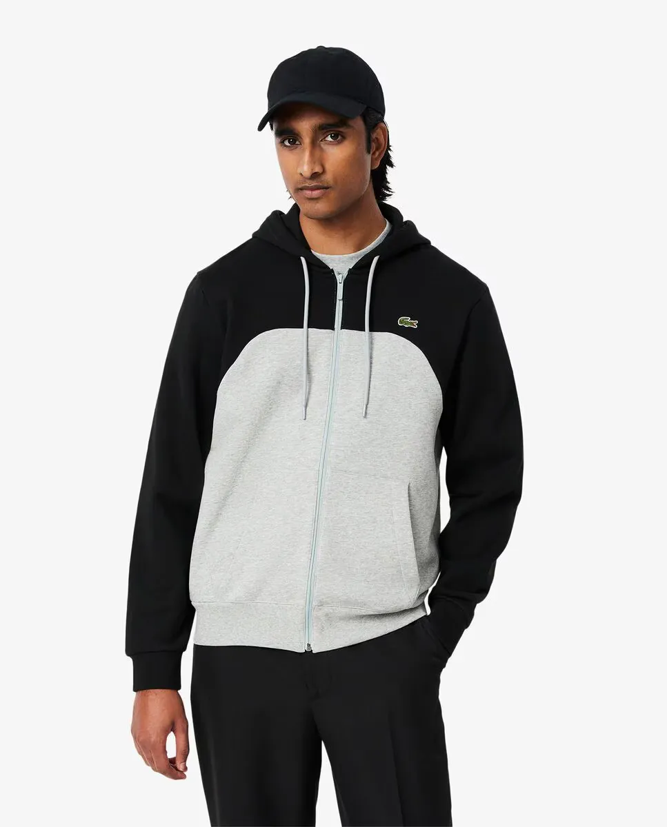 Мужская толстовка с капюшоном на молнии в стиле колор-блок белого цвета Lacoste, светло-серый
Мужская толстовка с капюшоном на молнии в стиле колор-блок белого цвета Lacoste, светло-серый