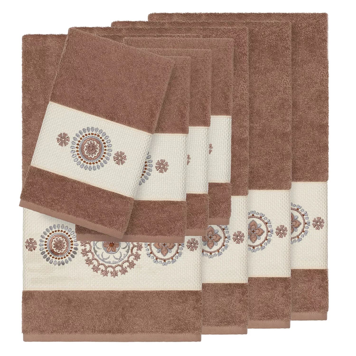 Linum Home Textiles Набор полотенец из 8 предметов из турецкого хлопка с украшением Isabelle
Linum Home Textiles Набор полотенец из 8 предметов из турецкого хлопка с украшением Isabelle