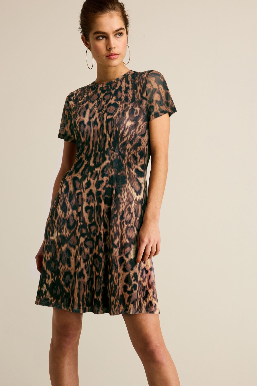 Мини-Платье с сеткой и корсетной вставкой Next, мультиколор 
Мини-Платье с сеткой и корсетной вставкой Next, мультиколор