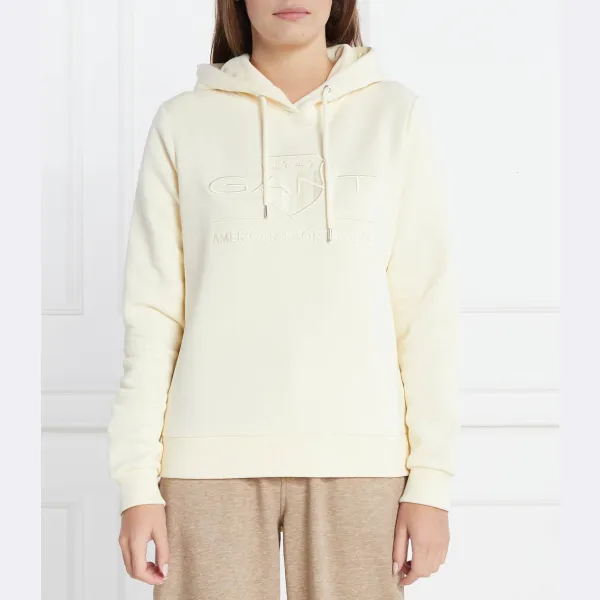 Толстовка обычного кроя Gant, бежевый 
Толстовка обычного кроя Gant, бежевый