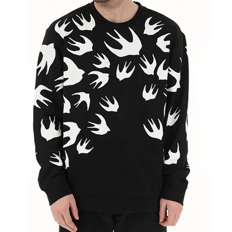 Свитшот мужской черный McQ Alexander McQueen 
Свитшот мужской черный McQ Alexander McQueen