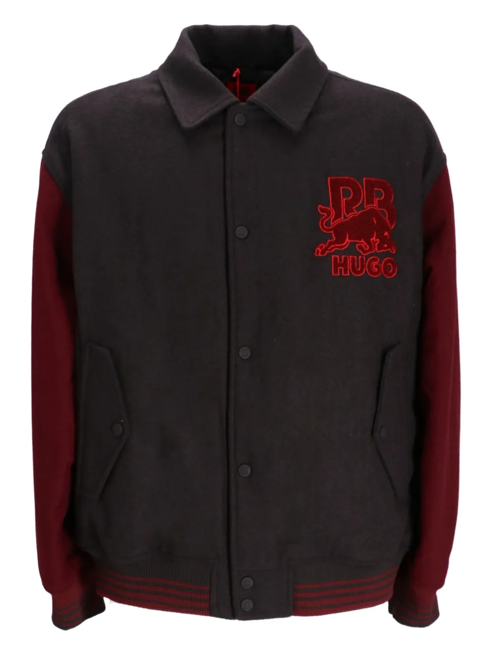 Бомбер с логотипом Hugo, черный
Бомбер с логотипом Hugo, черный
