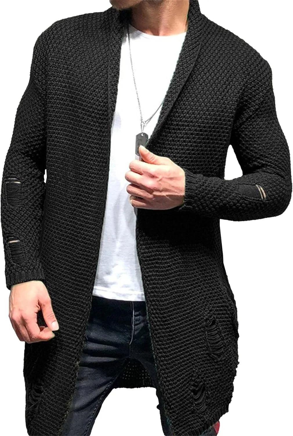 Мужской кардиган с кабельным узором и воротником-шалью JEKE-DG
Мужской кардиган с кабельным узором и воротником-шалью JEKE-DG