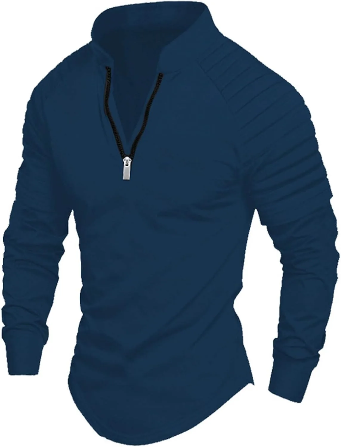 Мужская футболка с воротником-стойкой и длинными рукавами Slim Fit Uillui
Мужская футболка с воротником-стойкой и длинными рукавами Slim Fit Uillui