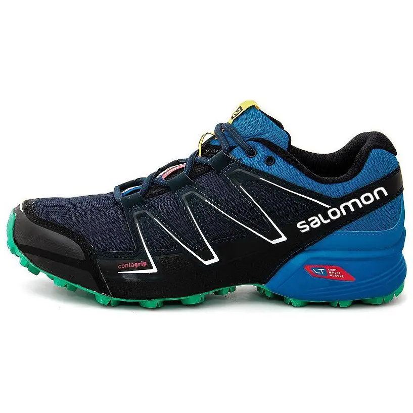 SALOMON Кроссовки Speedcross Vario Anti Slip с низким верхом, износостойкие, мужские, черные, сине-зеленые
SALOMON Кроссовки Speedcross Vario Anti Slip с низким верхом, износостойкие, мужские, черные, сине-зеленые
