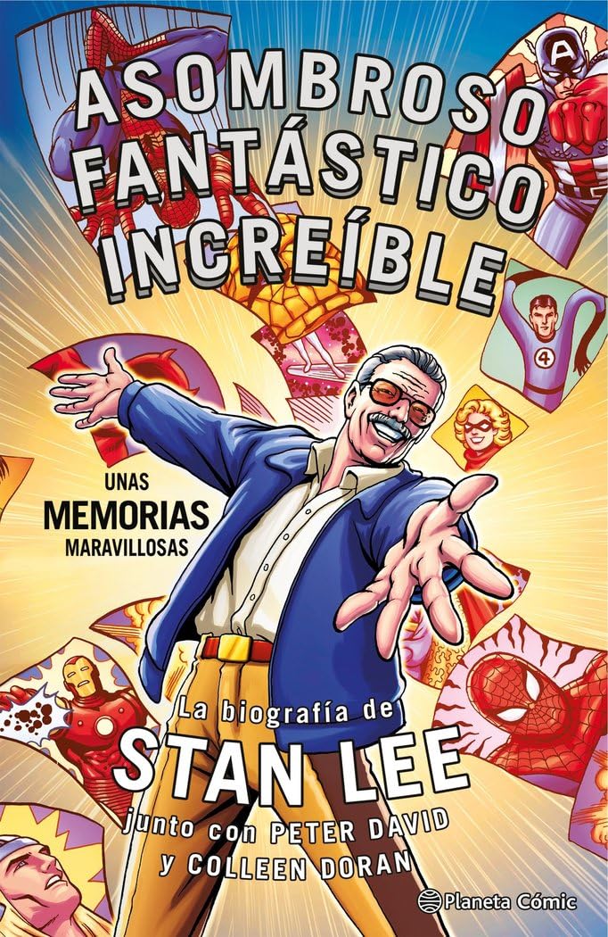 Stan Lee. Asombroso, Fantástico, Increíble: Unas memorias maravillosas: La biografía de Stan Lee junto con Peter David y Colleen Doran (Planeta Cómic)
Stan Lee. Asombroso, Fantástico, Increíble: Unas memorias maravillosas: La biografía de Stan Lee junto con Peter David y Colleen Doran (Planeta Cómic)