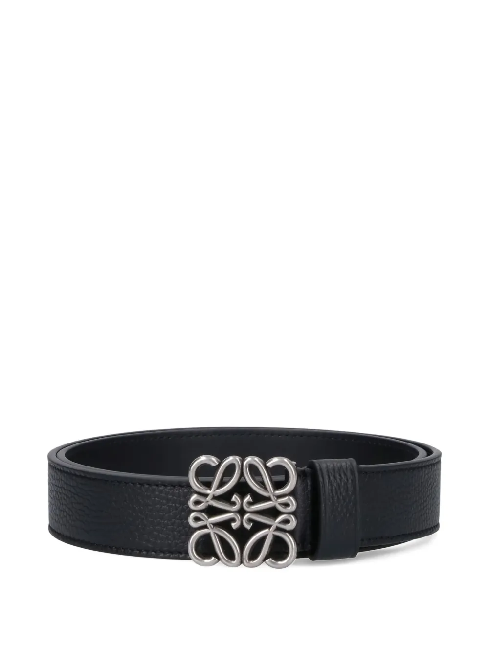 Ремень из массивной кожи с анаграммой LOEWE, черный
Ремень из массивной кожи с анаграммой LOEWE, черный