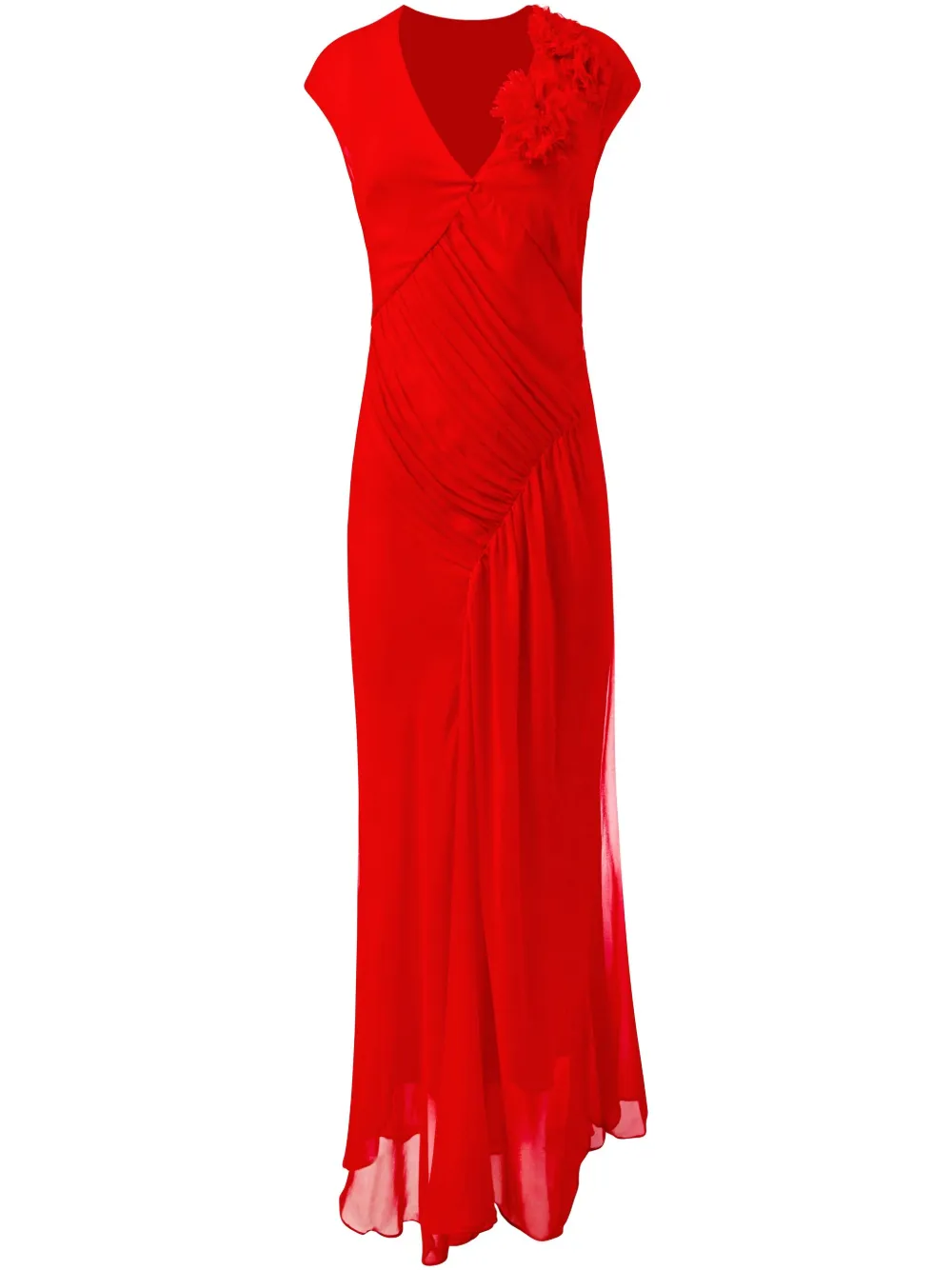 Шифоновое платье с драпировкой Alejandra Alonso Rojas, красный
Шифоновое платье с драпировкой Alejandra Alonso Rojas, красный