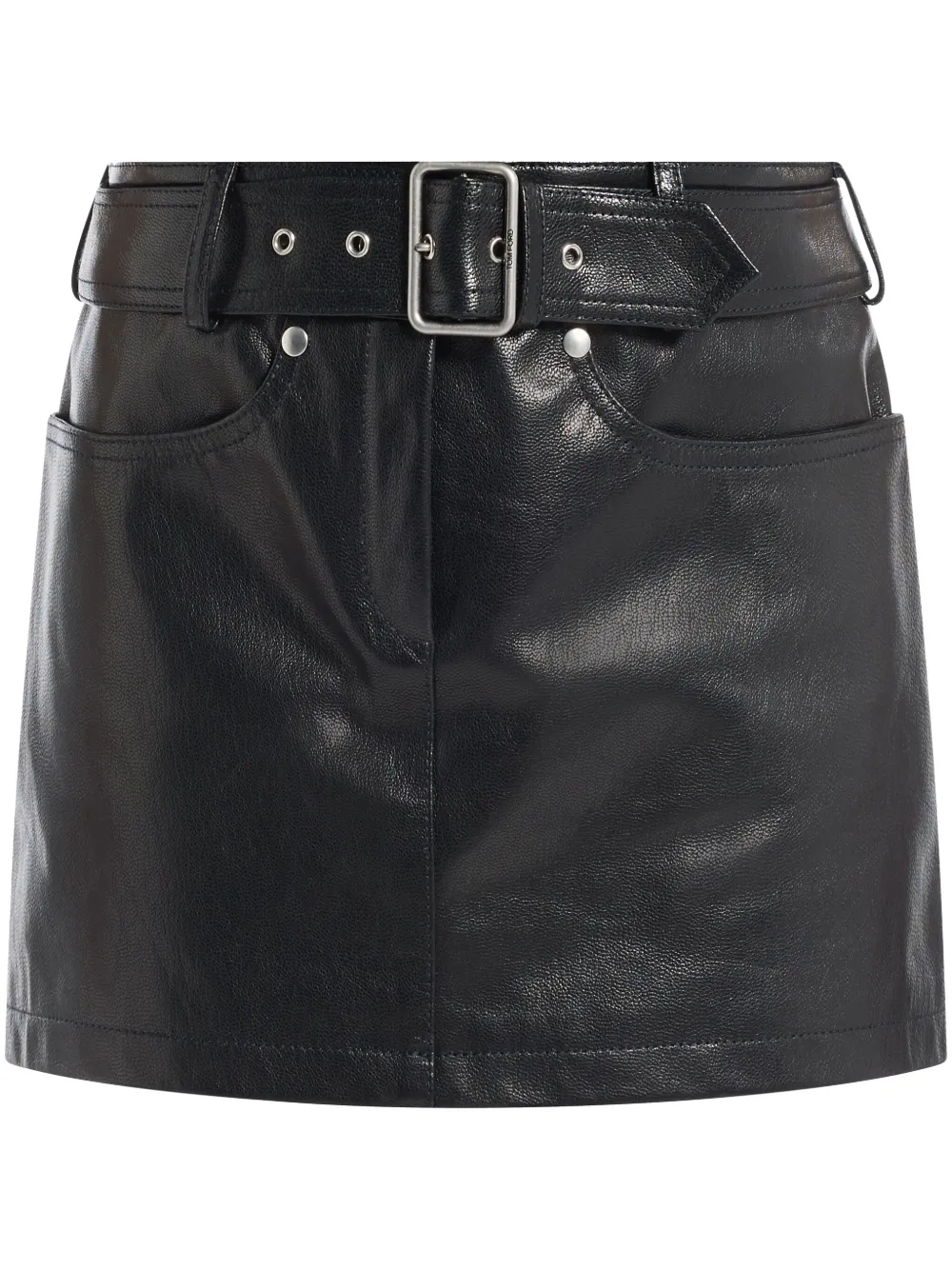 Кожаная юбка мини TOM FORD, черный 
Кожаная юбка мини TOM FORD, черный