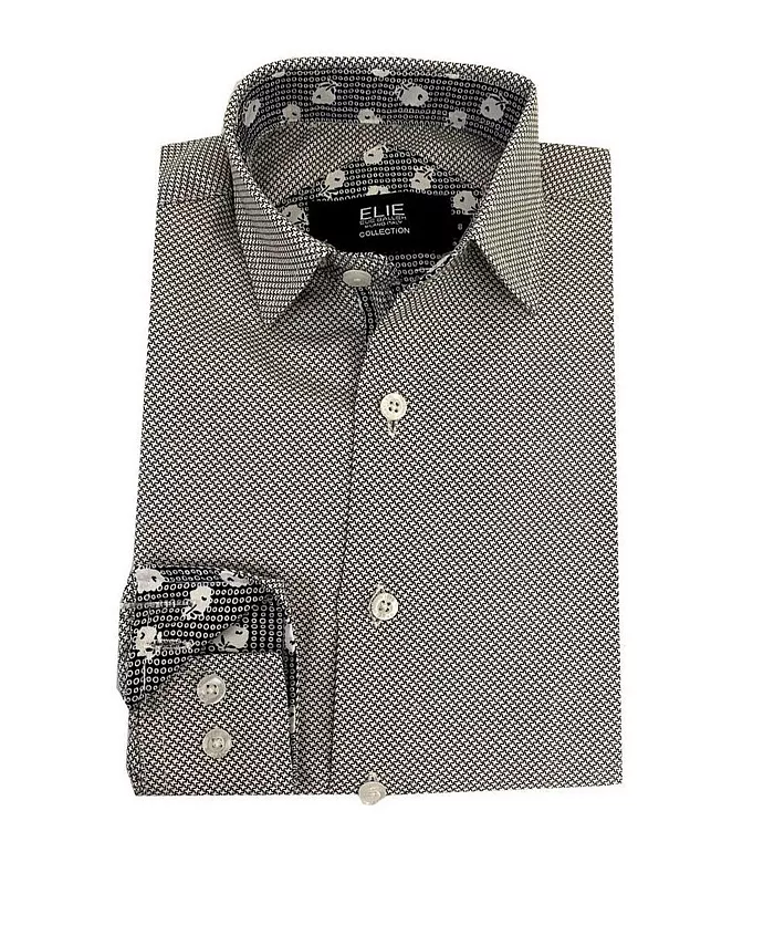 Черная рубашка для мальчиков Little Boys в микро-гусиную лапку, Slim Fit Elie Balleh, черный
Черная рубашка для мальчиков Little Boys в микро-гусиную лапку, Slim Fit Elie Balleh, черный