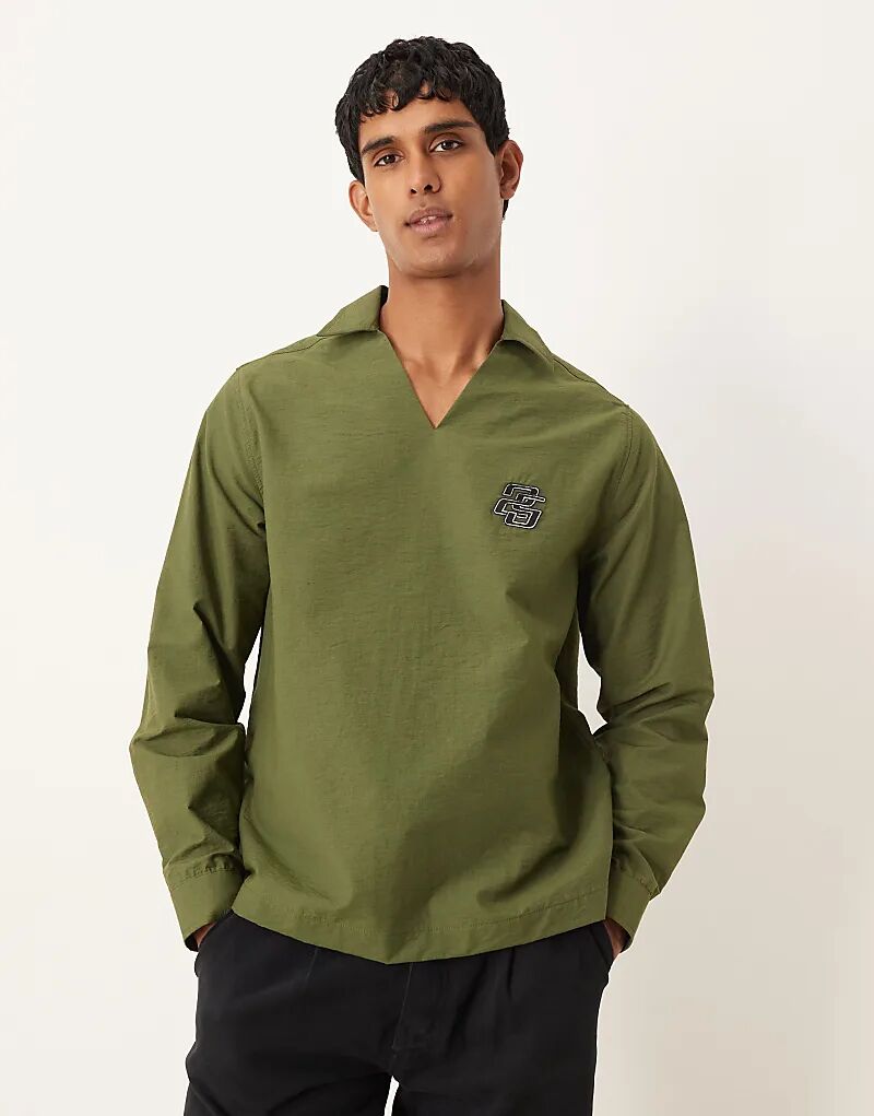 Текстурированная свободная рубашка ASOS DESIGN с вышивкой на груди цвета хаки
Текстурированная свободная рубашка ASOS DESIGN с вышивкой на груди цвета хаки