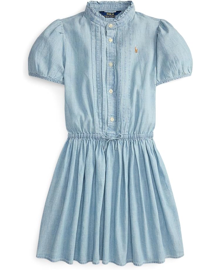 Платье Polo Ralph Lauren Kids Indigo Cotton Chambray Dress, цвет New Medium Wash
Платье Polo Ralph Lauren Kids Indigo Cotton Chambray Dress, цвет New Medium Wash
