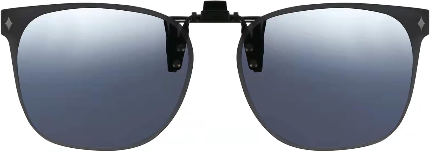 Солнцезащитные очки-клипсы, надеваемые поверх очков с диоптриями, поляризованные, с антибликовым покрытием, откидные, с защитой от УФ-излучения, для мужчин и женщин ARCAMOY, Silver Flash
Солнцезащитные очки-клипсы, надеваемые поверх очков с диоптриями, поляризованные, с антибликовым покрытием, откидные, с защитой от УФ-излучения, для мужчин и женщин ARCAMOY, Silver Flash