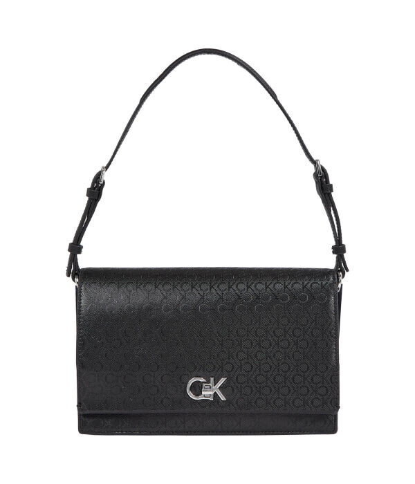 Сумка женская Calvin Klein на плечо с тиснением из монограмм, черный
Сумка женская Calvin Klein на плечо с тиснением из монограмм, черный