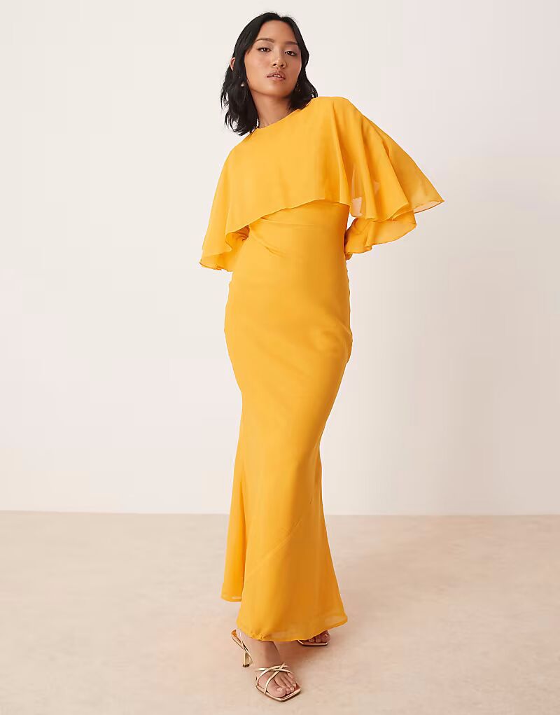ASOS DESIGN Petite длинное платье-макси с длинными рукавами, оборками и накидкой оранжевого цвета ASOS Petite
ASOS DESIGN Petite длинное платье-макси с длинными рукавами, оборками и накидкой оранжевого цвета ASOS Petite