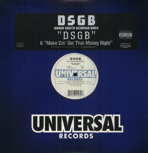 Сингл 12" Dsgb ( Down South Georgia Boyz ): DSGB
Сингл 12" Dsgb ( Down South Georgia Boyz ): DSGB