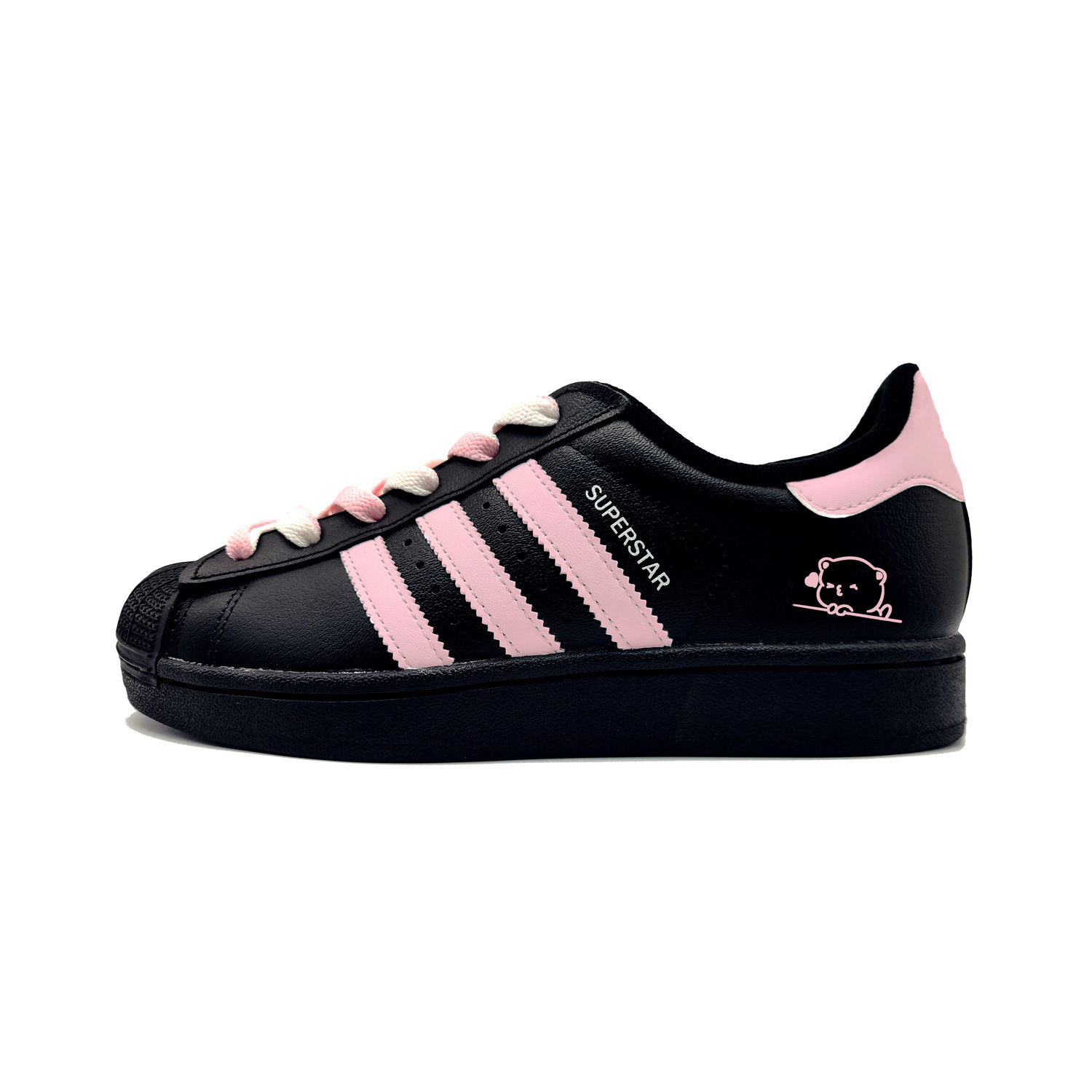 Adidas Originals Детские износостойкие низкие скейтбордистские кроссовки Superstar 2, розовые, для подростков
Adidas Originals Детские износостойкие низкие скейтбордистские кроссовки Superstar 2, розовые, для подростков