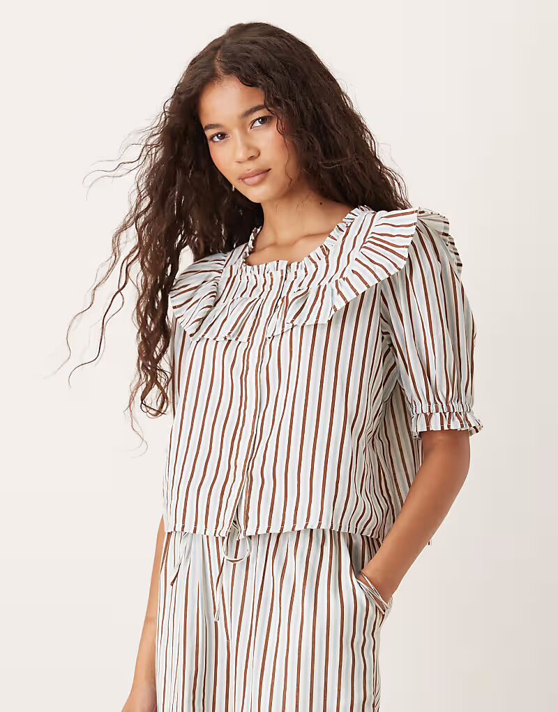 Блузка в полоску с рукавами-фонариками, цвет многоцветный Neon Rose
Блузка в полоску с рукавами-фонариками, цвет многоцветный Neon Rose