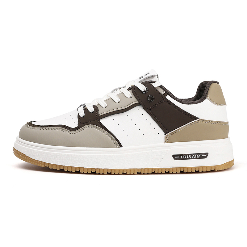 Colorful Creations Стойкие к истиранию легкие дышащие низкие скейтерские кроссовки для мужчин с эффектом увеличения роста - бело-коричневые, цвет White Brown
Colorful Creations Стойкие к истиранию легкие дышащие низкие скейтерские кроссовки для мужчин с эффектом увеличения роста - бело-коричневые, цвет White Brown