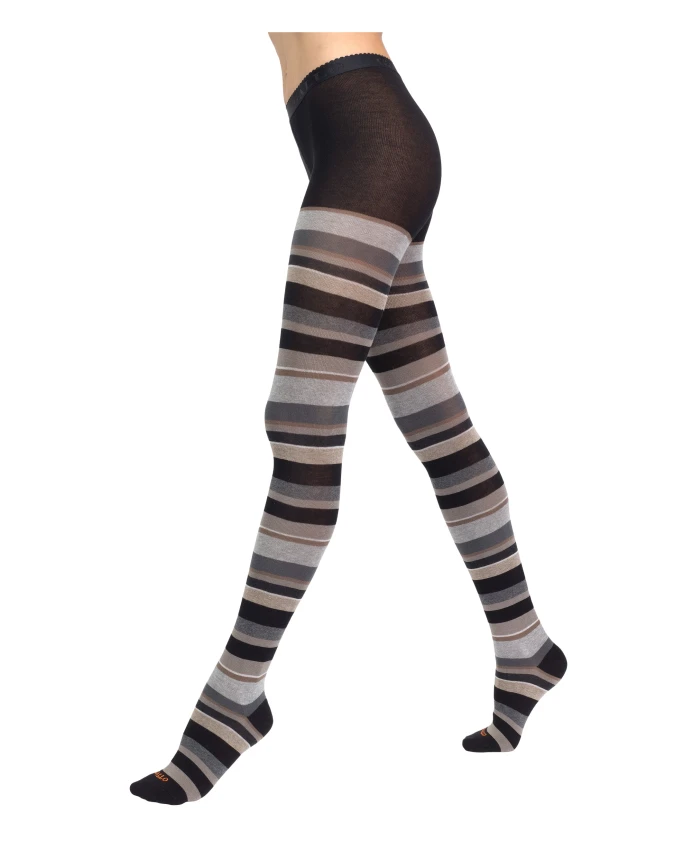 Черные хлопковые колготки для женщин в разноцветную полоску Gallo, мультиколор
Черные хлопковые колготки для женщин в разноцветную полоску Gallo, мультиколор