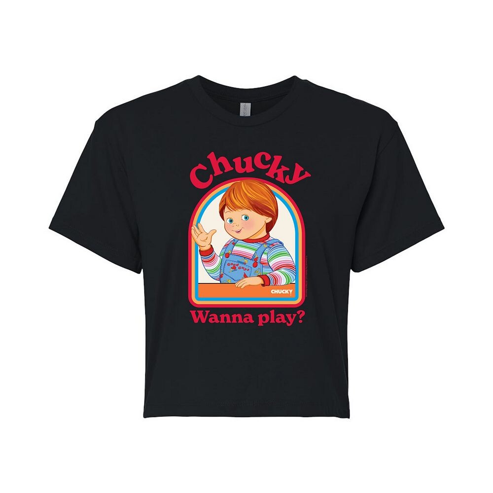 Укороченная футболка Chucky Wanna Play для юниоров Licensed Character, черный
Укороченная футболка Chucky Wanna Play для юниоров Licensed Character, черный