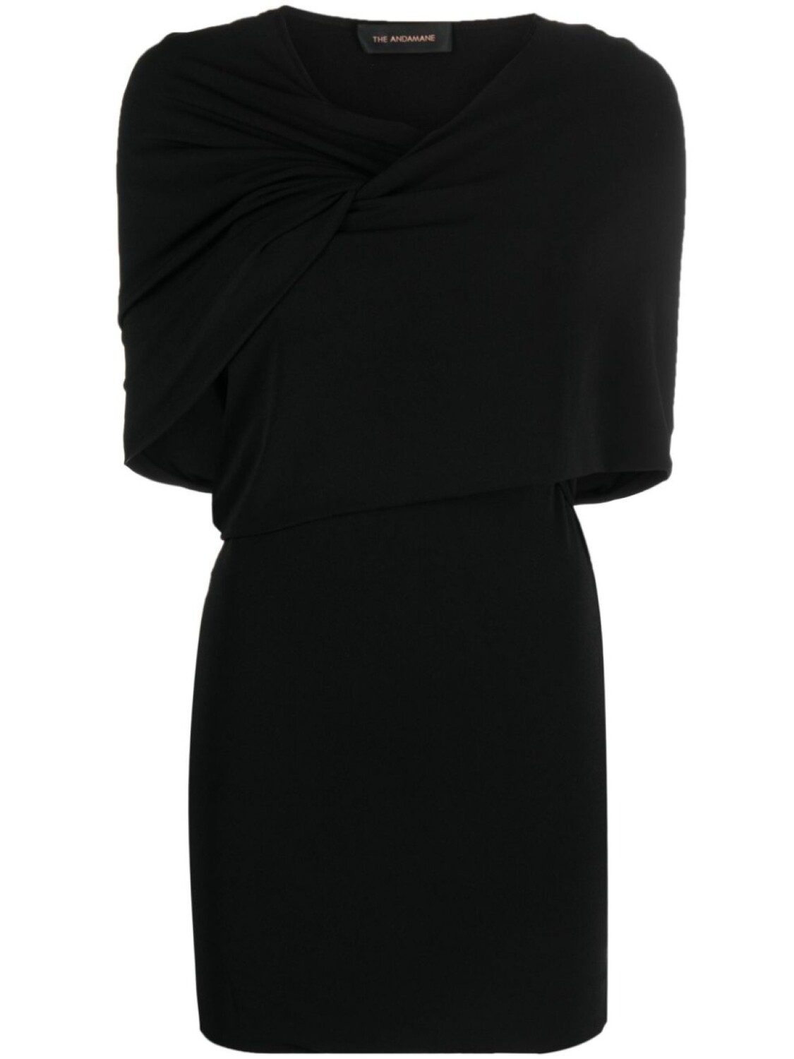 Драпированное платье мини без рукавов THE ANDAMANE, черный
Драпированное платье мини без рукавов THE ANDAMANE, черный