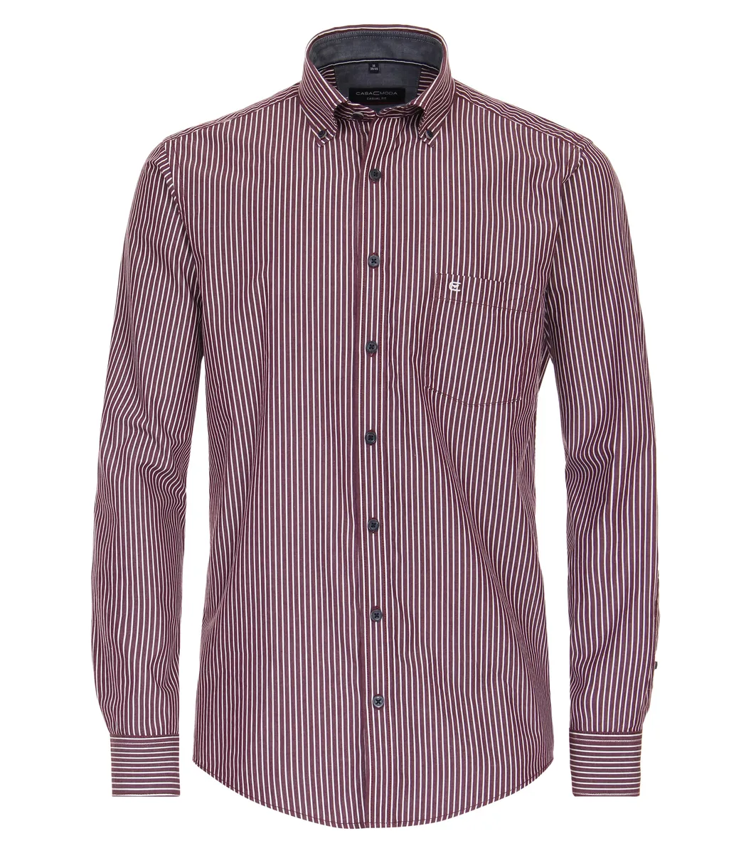 Рубашка CASAMODA с длинными рукавами "Повседневная рубашка CASAMODA в полоску", красный
Рубашка CASAMODA с длинными рукавами "Повседневная рубашка CASAMODA в полоску", красный
