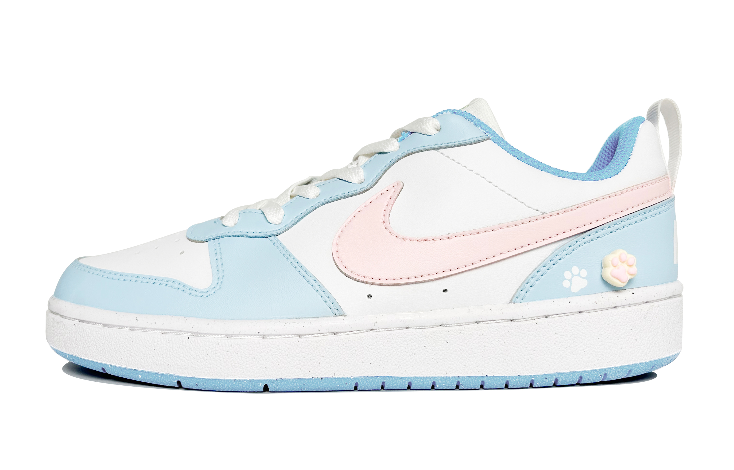 Детские кроссовки для скейтбординга Court Borough с противоскользящей подошвой и износостойким верхом Nike, синий/розовый
Детские кроссовки для скейтбординга Court Borough с противоскользящей подошвой и износостойким верхом Nike, синий/розовый