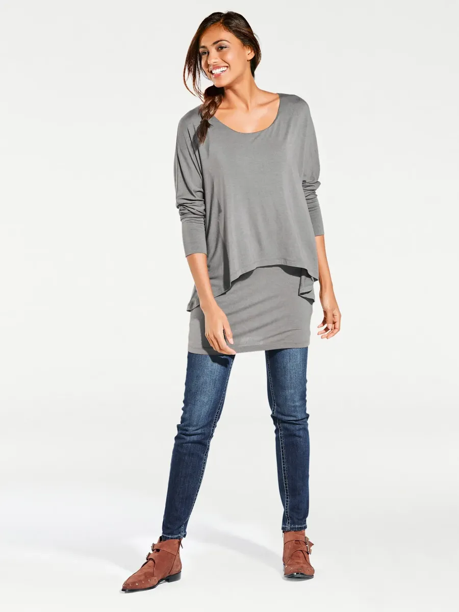 LINEA TESINI by Heine рубашка с круглым вырезом "рубашка с круглым вырезом", серый
LINEA TESINI by Heine рубашка с круглым вырезом "рубашка с круглым вырезом", серый