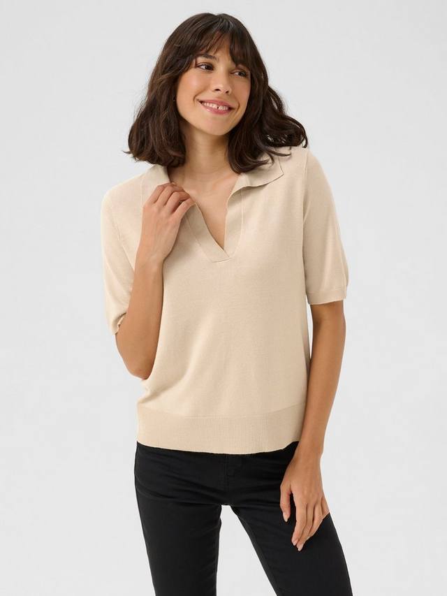 Джемпер поло с коротким рукавом из трикотажа в рубчик lizza KAFFE, цвет Feather Grey
Джемпер поло с коротким рукавом из трикотажа в рубчик lizza KAFFE, цвет Feather Grey