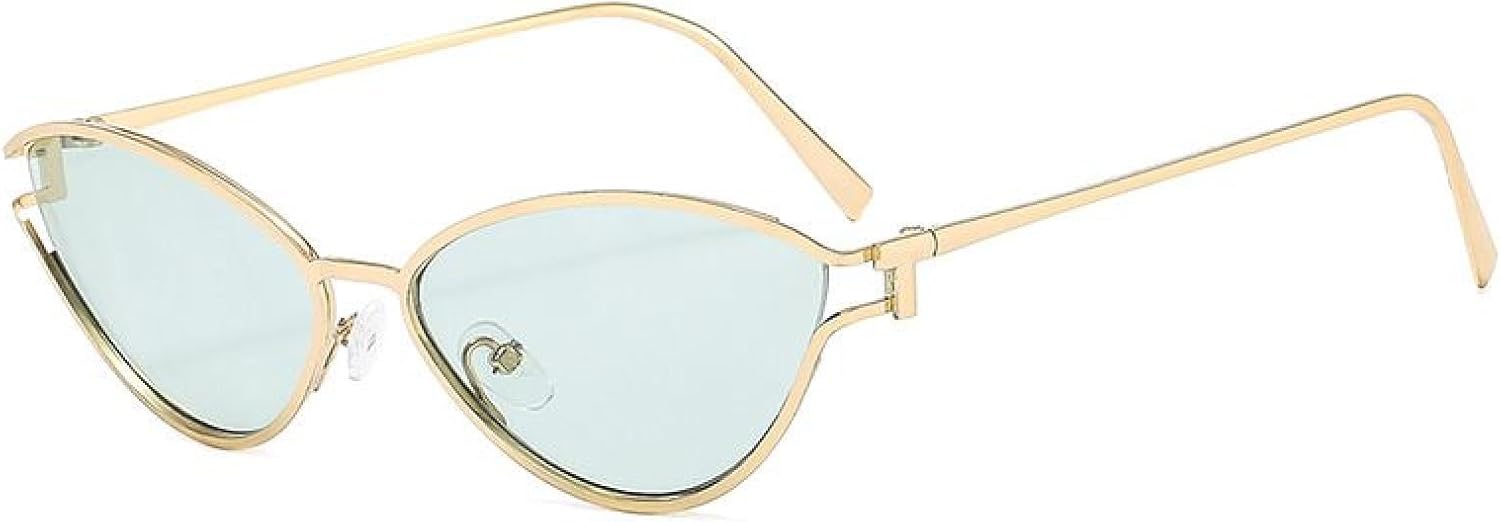 Сексуальные металлические солнцезащитные очки «кошачий глаз» для женщин, роскошные, в винтажном панк-стиле, маленькие, овальные, модные, с защитой от УФ-излучения UV400 TVTBBVV, C7goldgreen
Сексуальные металлические солнцезащитные очки «кошачий глаз» для женщин, роскошные, в винтажном панк-стиле, маленькие, овальные, модные, с защитой от УФ-излучения UV400 TVTBBVV, C7goldgreen