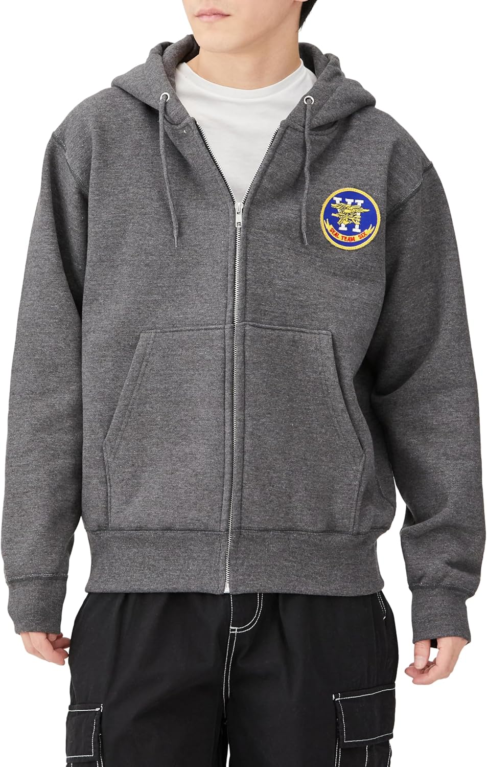 Толстовка с капюшоном в стиле F, нашивка с гербом армии США, флисовая подкладка, толстовка на молнии, цвет угольно-серый F-Style
Толстовка с капюшоном в стиле F, нашивка с гербом армии США, флисовая подкладка, толстовка на молнии, цвет угольно-серый F-Style