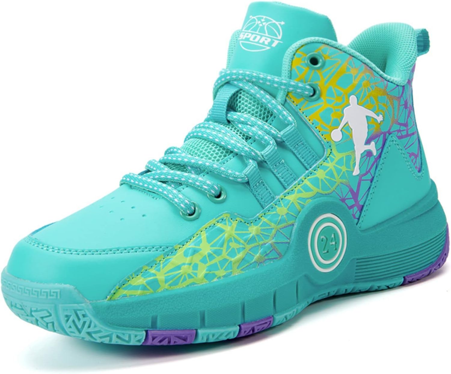 Противоскользящие и износостойкие спортивные баскетбольные кроссовки для детей Ucilxi, зеленый
Противоскользящие и износостойкие спортивные баскетбольные кроссовки для детей Ucilxi, зеленый