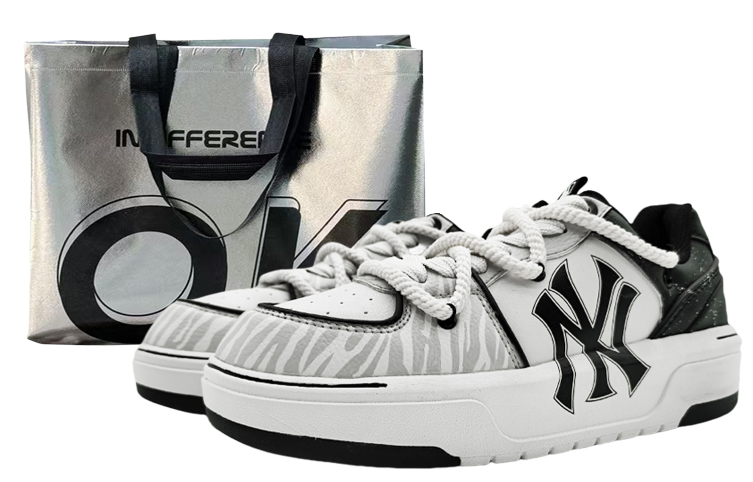 MLB Кроссовки для скейтбординга Eight% с зебровым принтом, устойчивые к истиранию, низкие, унисекс, бело-серые, цвет White Gray
MLB Кроссовки для скейтбординга Eight% с зебровым принтом, устойчивые к истиранию, низкие, унисекс, бело-серые, цвет White Gray