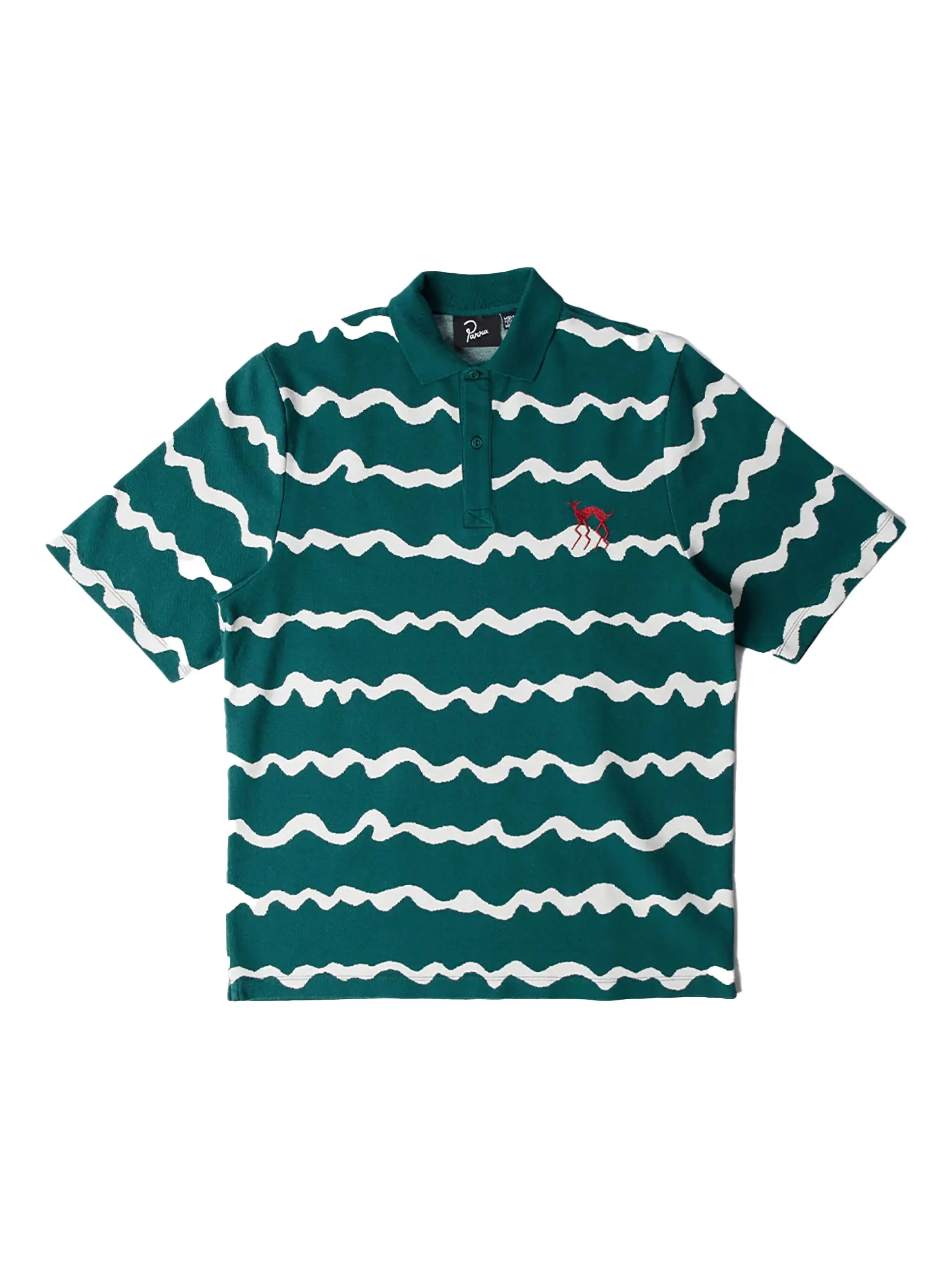 Рубашка поло Broken Waves с узором By Parra, зеленый
Рубашка поло Broken Waves с узором By Parra, зеленый