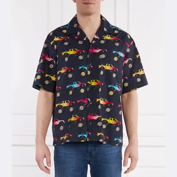 Рубашка оверсайз Egeeno Hugo, синий 
Рубашка оверсайз Egeeno Hugo, синий