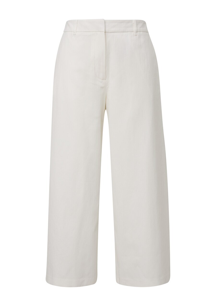 Тканевые брюки s.Oliver BLACK LABEL Wide leg Pants, экрю
Тканевые брюки s.Oliver BLACK LABEL Wide leg Pants, экрю