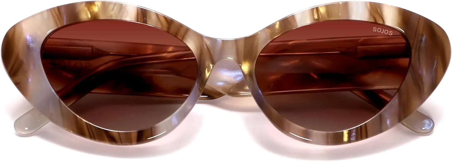 Солнцезащитные очки SOJOS Retro Cat Eye из ацетата, мужские и женские, поляризованные, винтажные, легкие, с защитой от УФ-излучения UV400, Afterglow, Tortoise/Brown
Солнцезащитные очки SOJOS Retro Cat Eye из ацетата, мужские и женские, поляризованные, винтажные, легкие, с защитой от УФ-излучения UV400, Afterglow, Tortoise/Brown