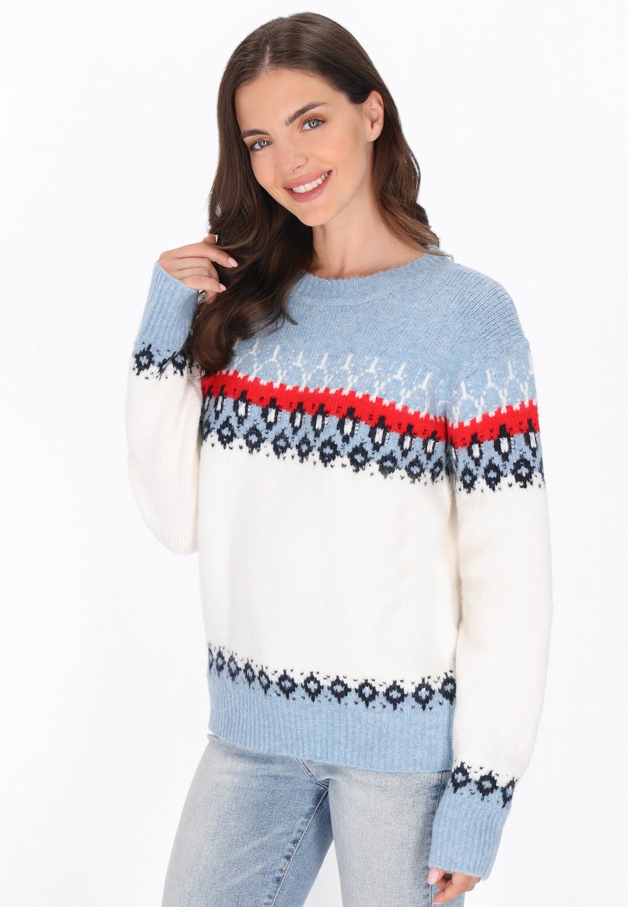 Джемпер usha Jumper, Offwhite Multicolor/Off-White
Джемпер usha Jumper, Offwhite Multicolor/Off-White